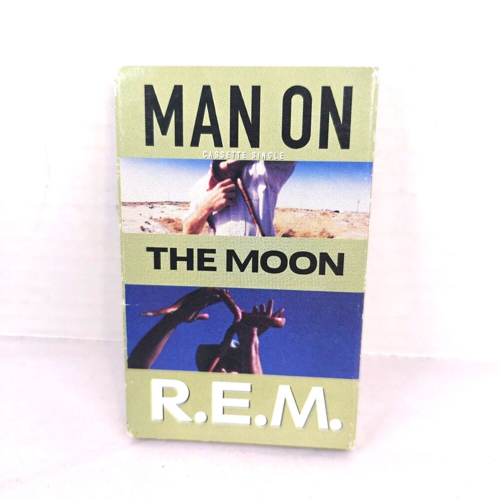 R.E.M. Man on the Moon Single (Cassette, 1993) ~ REM Alternative Rock Original
